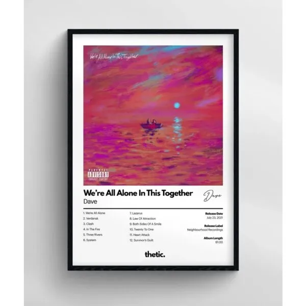 Dave - WE'RE ALL ALONE IN THIS TOGETHER Albüm Koleksiyonu