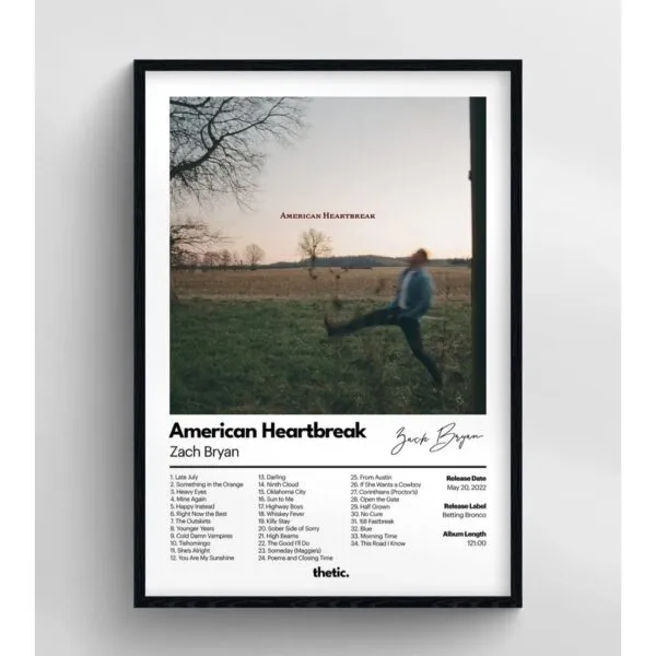 Zach Bryan - AMERICAN HEARTBREAK Albüm Koleksiyonu