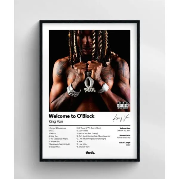 King Von - WELCOME TO O'BLOCK Albüm Koleksiyonu