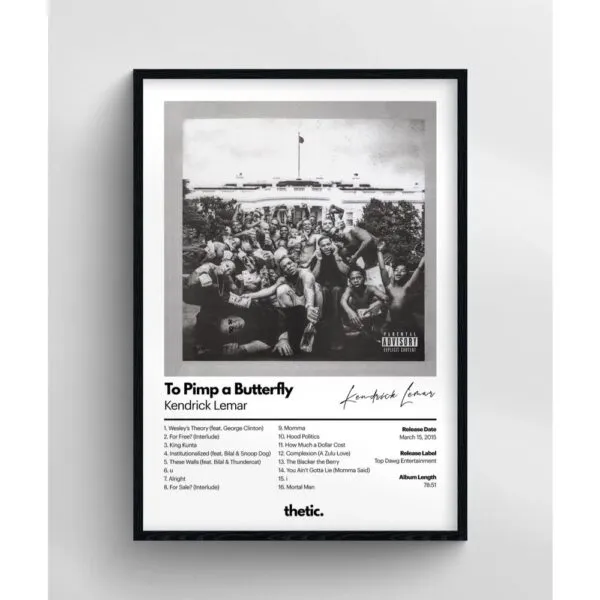 Kendrick Lemar - TO PIMP A BUTTERFLY Albüm Koleksiyonu