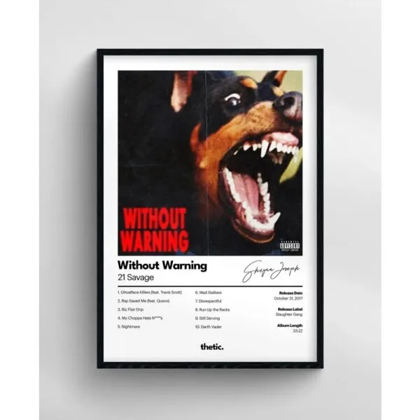 21 Savage - WITHOUT WARNING Albüm Koleksiyonu