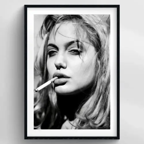 ANGELINA JOLIE BLACK & WHITE PREMIUM DUVAR KOLEKSİYONU