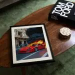 Burning Ferrari Premium Duvar Koleksiyonu - Görsel 3