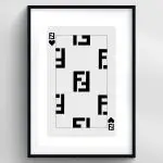 Ff Playing Card Premium Duvar Koleksiyonu