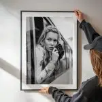 Kate Moss Black & White Premium Duvar Koleksiyonu - Görsel 2