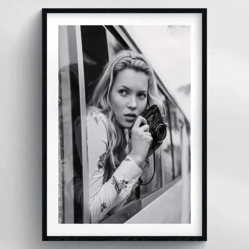 KATE MOSS BLACK & WHITE PREMIUM DUVAR KOLEKSİYONU