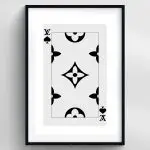 Lv Playing Card Premium Duvar Koleksiyonu