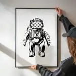 Lv Spaceman Premium Duvar Koleksiyonu - Görsel 2