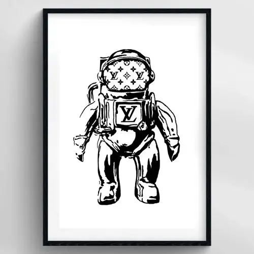 LV SPACEMAN PREMIUM DUVAR KOLEKSİYONU