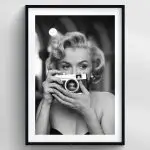 Marilyn Monroe Black & White Premium Duvar Koleksiyonu