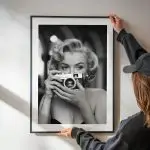 Marilyn Monroe Black & White Premium Duvar Koleksiyonu - Görsel 2