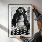 Monkey X Chess Premium Duvar Koleksiyonu - Görsel 2