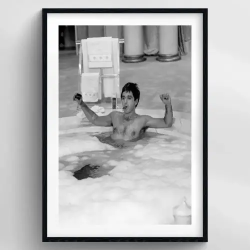 TONY MONTANA BLACK & WHITE PREMIUM DUVAR KOLEKSİYONU