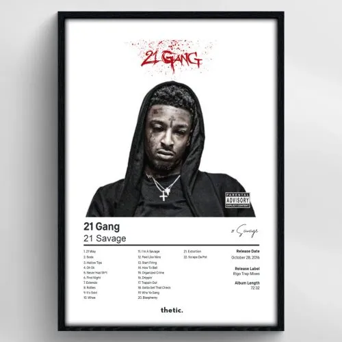 21 Savage - 21 Gang Albüm Koleksiyonu