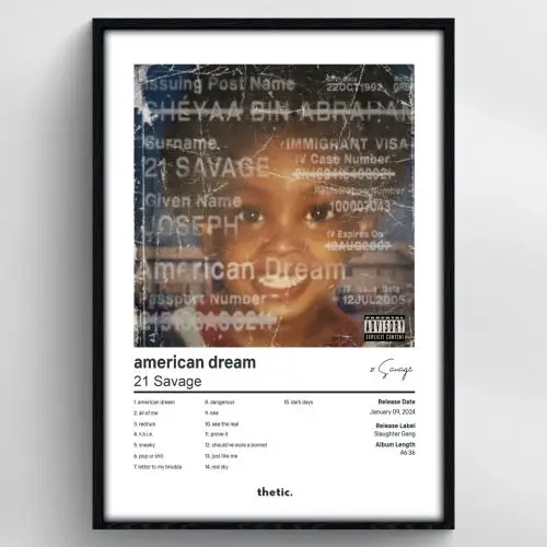 21 Savage - american dream Albüm Koleksiyonu