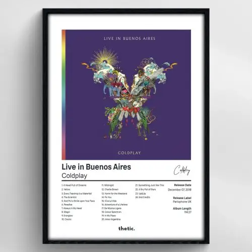 Coldplay - Live in Buenos Aires Albüm Koleksiyonu