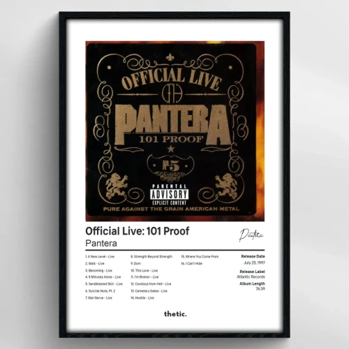 Pantera - Official Live: 101 Proof Albüm Koleksiyonu