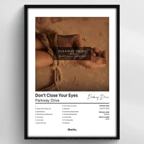 Parkway Drive - Don't Close Your Eyes Albüm Koleksiyonu