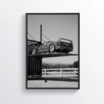 Ferrari F40 B&W